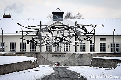 Dachau Concentration Camp Memorial Editorial Stock Photo