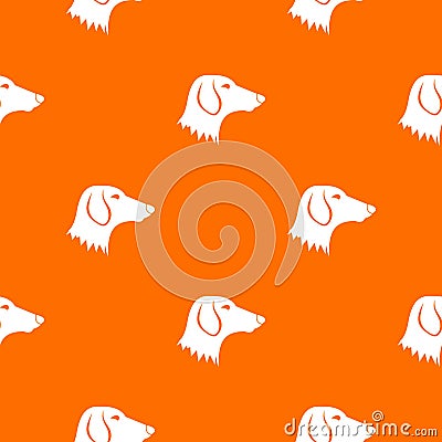 Dachshund dog pattern seamless Vector Illustration