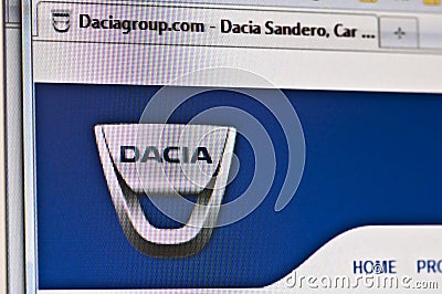 Dacia Editorial Stock Photo