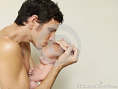 Daddy love Stock Photo