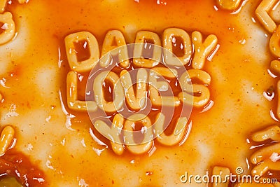 Daddy loves you Stock Photo