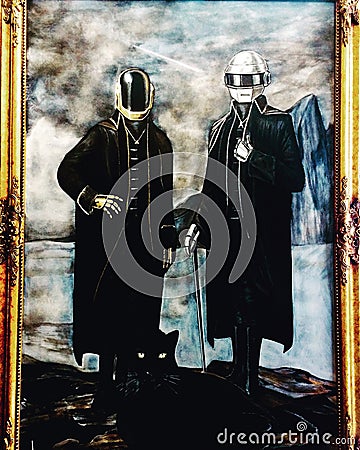 Daft Punk Editorial Stock Photo