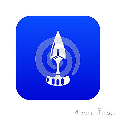 Dagger ninja icon, simple black style Vector Illustration