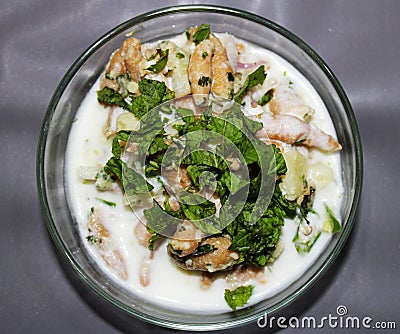 Dahi bhallay traditional food Stock Photo