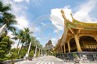 Dai Nam Temples and Safari Park in Vietnam Stock Photo