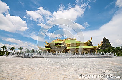 Dai Nam Temples and Safari Park in Vietnam Stock Photo