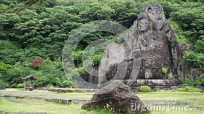 Daibutsu boeddha statue at Nihon ji temple in Japan Stock Photo