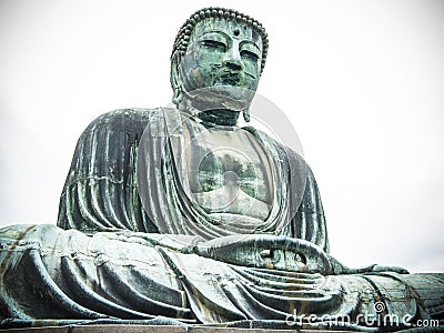 Daibutsu Buddha of Kamakura Stock Photo