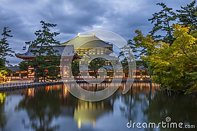 Daibutsu todai-ji Stock Photo