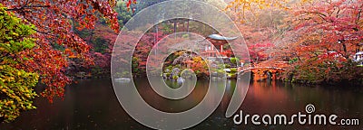 Daigo-ji temple in autumn Stock Photo