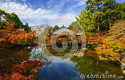 Daigoji Temple in Autumn, Kyoto, Japan Stock Photo