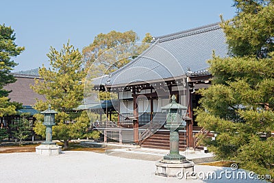 Daikaku-ji Temple in Kyoto, Japan. The site was originally a residence of Emperor Saga 786-842 Stock Photo