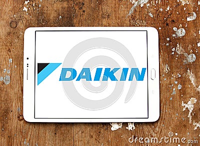 Daikin Industries company logo Editorial Stock Photo
