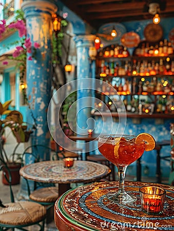 Daiquiri in a Hemingway-esque Cuban hideaway Stock Photo