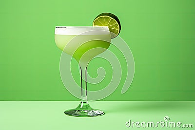 Daiquiri, a timeless and classic cocktail AI Generated Illustration Stock Photo