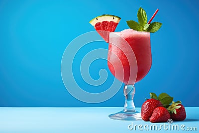 Daiquiri, a timeless and classic cocktail AI Generated Illustration Stock Photo