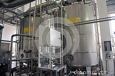 Dairy industry Stock Photo