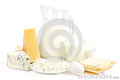 Dairy products Stock Photo