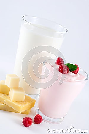 Dairy Products Stock Photo