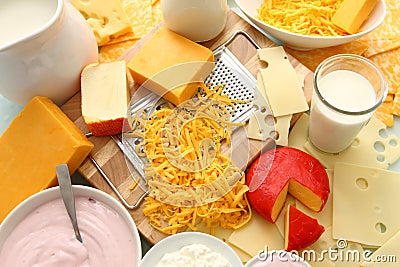 Dairy products Stock Photo