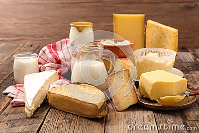 Dairy products Stock Photo