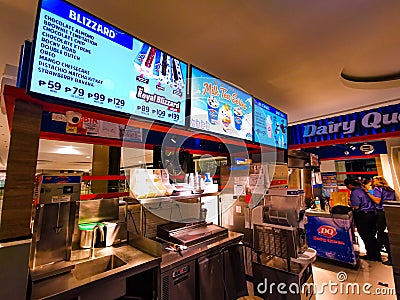 Dairy queen ice cream Editorial Stock Photo