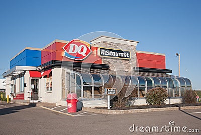 Dairy Queen Restaurant Editorial Stock Photo