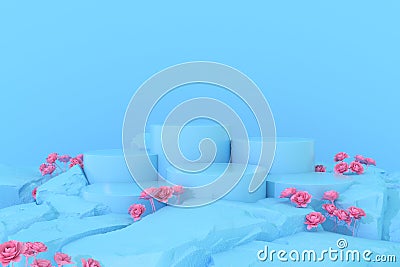 Dais,display,background,temp,late,design,empty,illustration,abstract,racked,blank,modern,platform,three-dimensional,scene,geometri Stock Photo