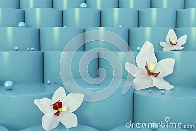 Dais,display,background,temp,late,design,empty,illustration,abstract,racked,blank,modern,platform,three-dimensional,scene,geometri Stock Photo
