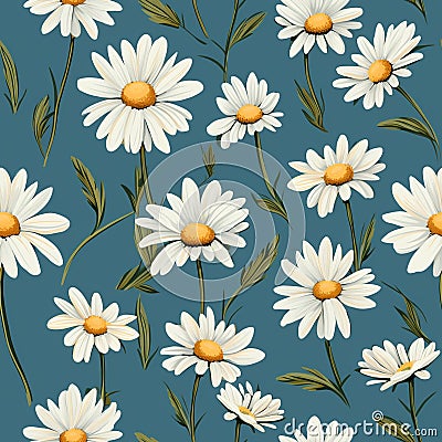 Daisy Harmony Floral Art Magic Stock Photo