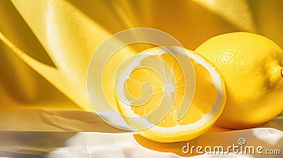 daisy summer yellow background Cartoon Illustration