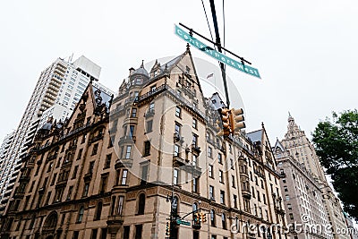 The Dakota building in New York City Editorial Stock Photo