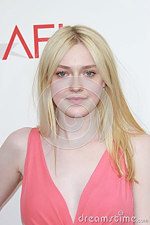 Dakota Fanning at the AFI Life Achievement Award Honoring Shirley MacLaine, Sony Pictures Studios, Culver City, CA 06-07-12 Editorial Stock Photo