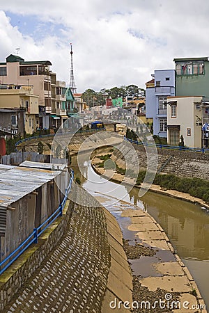 DaLat in the Central Highlands of Vietnam Stock Photo