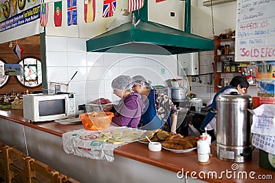 Dalcahue cookery, Chiloe Island, Chile Editorial Stock Photo