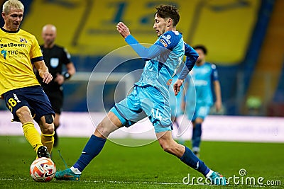 Daler Kuzyaev of FC Zenit St. Petersburg in action Editorial Stock Photo