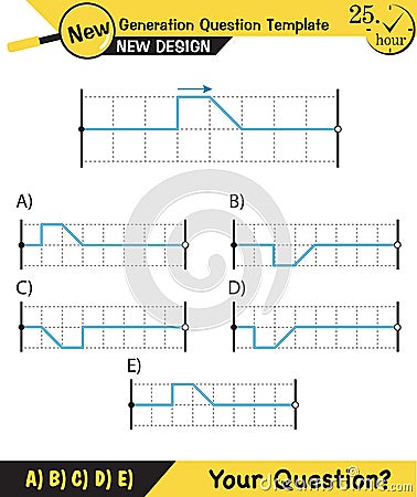 Physics, Wave mechanics, Diffraction, Wave train, next generation question template Stock Photo