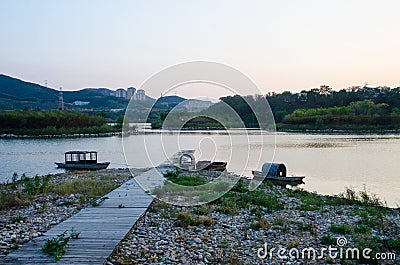 Dalian Xishanhu Park Stock Photo