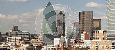 Dallas city skyline Stock Photo