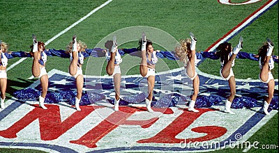 Dallas Cowboys Cheerleaders Editorial Stock Photo