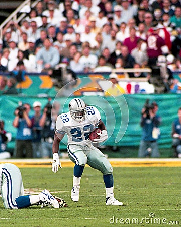 Emmitt Smith, Dallas Cowboys Running Back Editorial Stock Photo