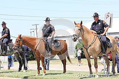 Dallas Mounted Police Editorial Stock Photo