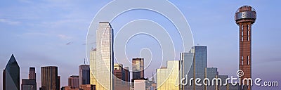 Dallas skyline Editorial Stock Photo