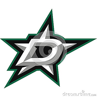 Dallas stars sports logo Editorial Stock Photo