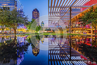 Dallas Texas Downtown Stock Photo