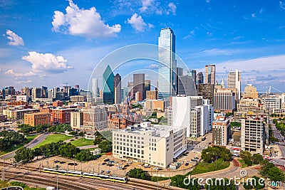 Dallas, Texas, USA Skyline Stock Photo