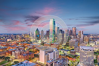 Dallas, Texas, USA Skyline Stock Photo