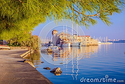 Dalmatia scenery in Croatia, Europe. Stock Photo