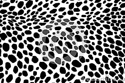 Dalmatian dog seamless pattern. Or cow skin texture. Stock Photo