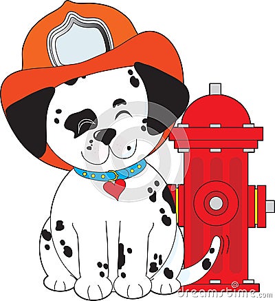 Dalmation Fire Dog Stock Photo